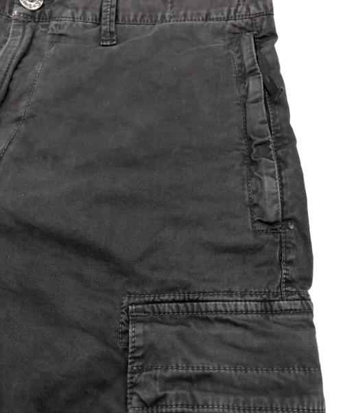 STONE ISLAND（ストーンアイランド）STONE ISLAND (ストーンアイランド) ワッペン付カーゴパンツ ブラック サイズ:W32の古着・服飾アイテム