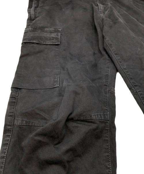 STONE ISLAND（ストーンアイランド）STONE ISLAND (ストーンアイランド) ワッペン付カーゴパンツ ブラック サイズ:W32の古着・服飾アイテム