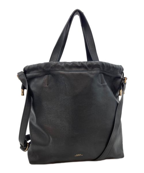 A.P.C.（アーペーセー）A.P.C. (アーペーセー) SHOPPER NINON 23AC ブラックの古着・服飾アイテム