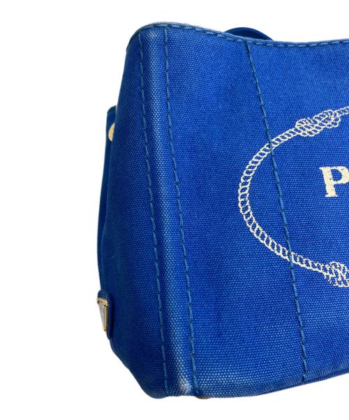 PRADA（プラダ）PRADA (プラダ) カナパミニトート ブルーの古着・服飾アイテム