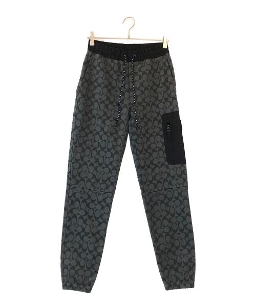 COACH（コーチ）COACH (コーチ) シグネチャースウェットパンツ グレー サイズ:SMALLの古着・服飾アイテム