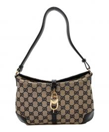 GUCCI（グッチ）の古着「GGキャンパスワンショルダーバッグ」｜ベージュ