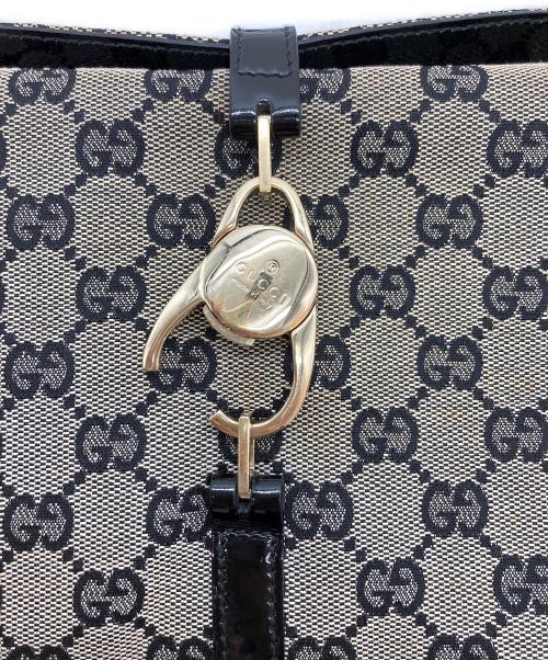 GUCCI（グッチ）GUCCI (グッチ) GGキャンパスワンショルダーバッグ ベージュの古着・服飾アイテム