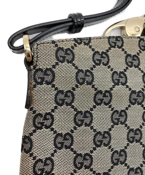 GUCCI（グッチ）GUCCI (グッチ) GGキャンパスワンショルダーバッグ ベージュの古着・服飾アイテム