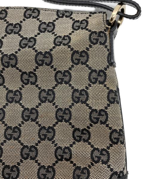 GUCCI（グッチ）GUCCI (グッチ) GGキャンパスワンショルダーバッグ ベージュの古着・服飾アイテム