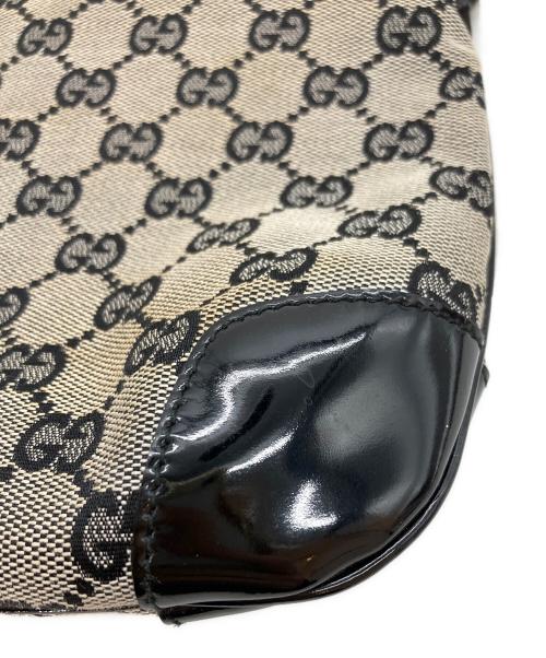 GUCCI（グッチ）GUCCI (グッチ) GGキャンパスワンショルダーバッグ ベージュの古着・服飾アイテム