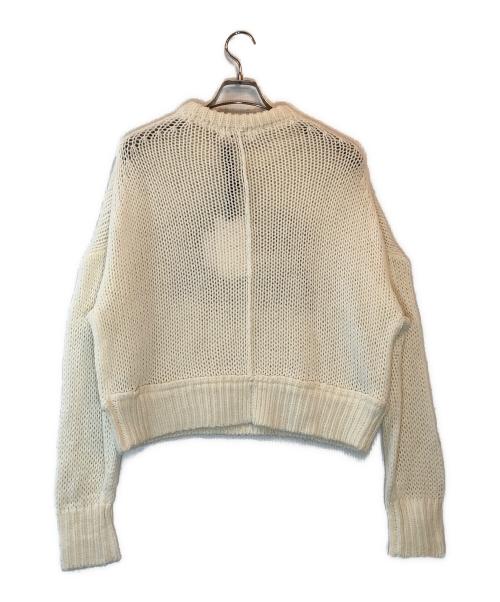 CEaRET（シーレット）CEaRET (シーレット) Logo Cord-yarn Crew Neck Knit ホワイト サイズ:2 未使用品の古着・服飾アイテム