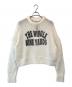 CEaRET（シーレット）の古着「Logo Cord-yarn Crew Neck Knit」｜ホワイト