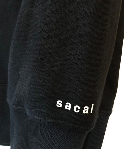 sacai（サカイ）sacai (サカイ) I GET LIFTED パーカー ブラック サイズ:３の古着・服飾アイテム