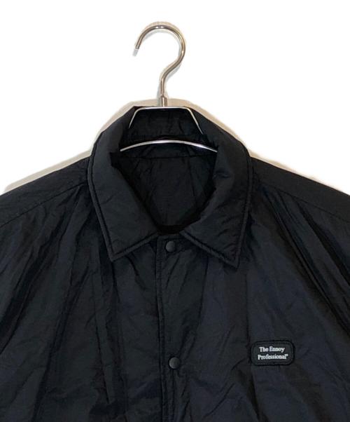 ENNOY（エンノイ）ENNOY (エンノイ) Padded Nylon Coach Jacket ブラック サイズ:Lの古着・服飾アイテム