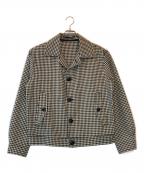 TAGLIATOREタリアトーレ）の古着「JONES ウールジャケット」｜ホワイト×ブラック