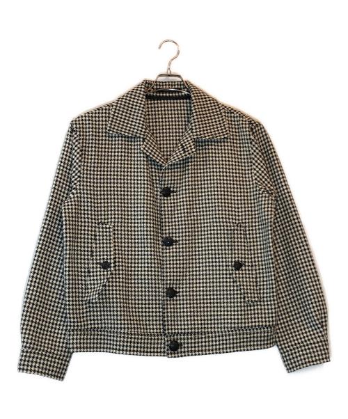 TAGLIATORE（タリアトーレ）TAGLIATORE (タリアトーレ) JONES ウールジャケット ホワイト×ブラック サイズ:48の古着・服飾アイテム