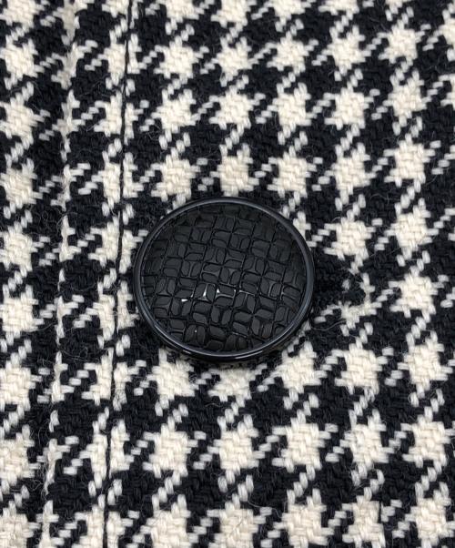 TAGLIATORE（タリアトーレ）TAGLIATORE (タリアトーレ) JONES ウールジャケット ホワイト×ブラック サイズ:48の古着・服飾アイテム