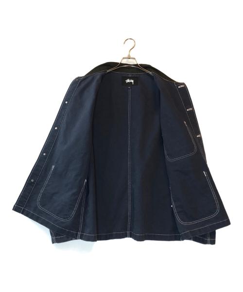 stussy（ステューシー）stussy (ステューシー) Brushed Moleskin Chore ネイビー サイズ:Lの古着・服飾アイテム