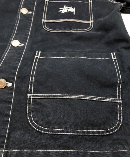 stussy（ステューシー）stussy (ステューシー) Brushed Moleskin Chore ネイビー サイズ:Lの古着・服飾アイテム