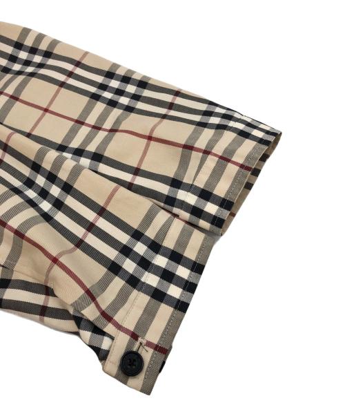 BURBERRY BLACK LABEL（バーバリーブラックレーベル）BURBERRY BLACK LABEL (バーバリーブラックレーベル) ノバチェック ライダースジャケット ベージュ サイズ:Mの古着・服飾アイテム