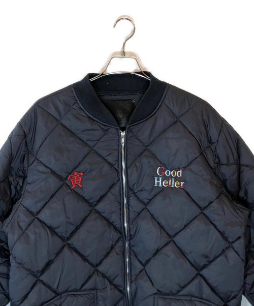good heller（グッドヘラー）good heller (グッドヘラー) SUVENIR QUILTING JACKET ネイビー サイズ:XLの古着・服飾アイテム