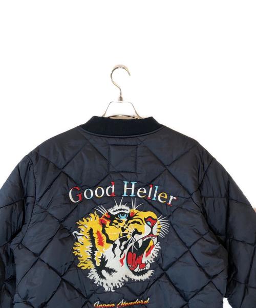 good heller（グッドヘラー）good heller (グッドヘラー) SUVENIR QUILTING JACKET ネイビー サイズ:XLの古着・服飾アイテム