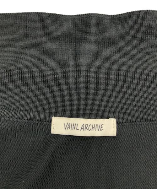 vainl archive（ヴァイナルアーカイブ）vainl archive (ヴァイナルアーカイブ) ドライバーズニット ブラック サイズ:Sの古着・服飾アイテム