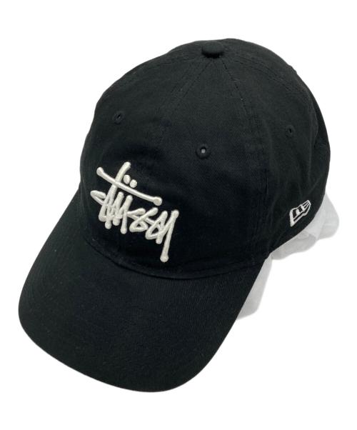 New Era（ニューエラ）New Era (ニューエラ) stussy (ステューシー) キャップ ブラックの古着・服飾アイテム