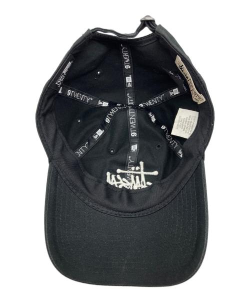 New Era（ニューエラ）New Era (ニューエラ) stussy (ステューシー) キャップ ブラックの古着・服飾アイテム