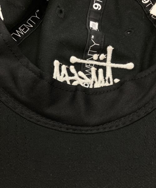 New Era（ニューエラ）New Era (ニューエラ) stussy (ステューシー) キャップ ブラックの古着・服飾アイテム