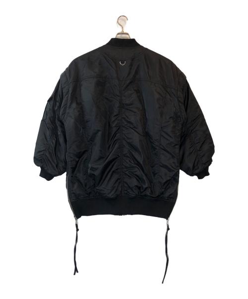 MAISON SPECIAL（メゾンスペシャル）MAISON SPECIAL (メゾンスペシャル) リバーシブルナイロンオーバーMA-1 ブラック サイズ:FREEの古着・服飾アイテム