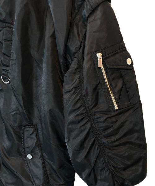 MAISON SPECIAL（メゾンスペシャル）MAISON SPECIAL (メゾンスペシャル) リバーシブルナイロンオーバーMA-1 ブラック サイズ:FREEの古着・服飾アイテム