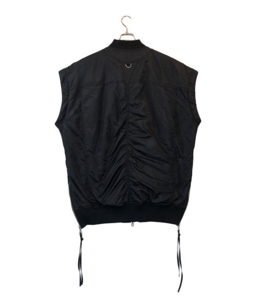 MAISON SPECIAL（メゾンスペシャル）MAISON SPECIAL (メゾンスペシャル) リバーシブルナイロンオーバーMA-1 ブラック サイズ:FREEの古着・服飾アイテム