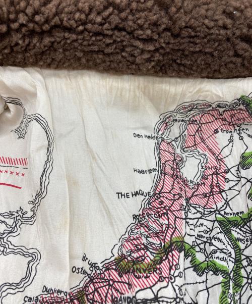 USED（USED）USED (USED) パッチ付きフライトジャケット ブラウン サイズ:下記参照の古着・服飾アイテム