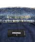 中古・古着 DSQUARED2 (ディースクエアード) paint denim jacket インディゴ サイズ:46：18000円