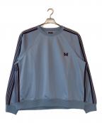 Needlesニードルズ）の古着「Track Crew Neck Shirt - Poly Smooth」｜ブルー