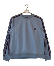 Needles（ニードルズ）の古着「Track Crew Neck Shirt - Poly Smooth」｜ブルー