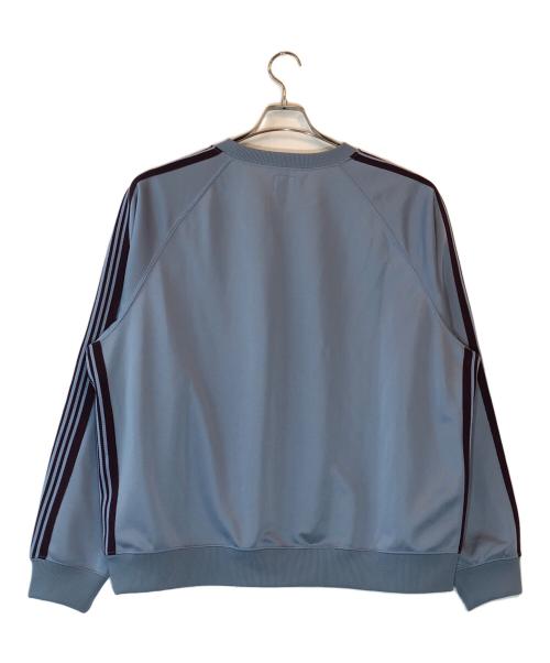 Needles（ニードルズ）Needles (ニードルズ) Track Crew Neck Shirt - Poly Smooth ブルー サイズ:Lの古着・服飾アイテム