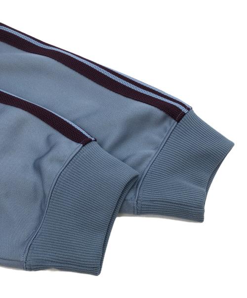 Needles（ニードルズ）Needles (ニードルズ) Track Crew Neck Shirt - Poly Smooth ブルー サイズ:Lの古着・服飾アイテム