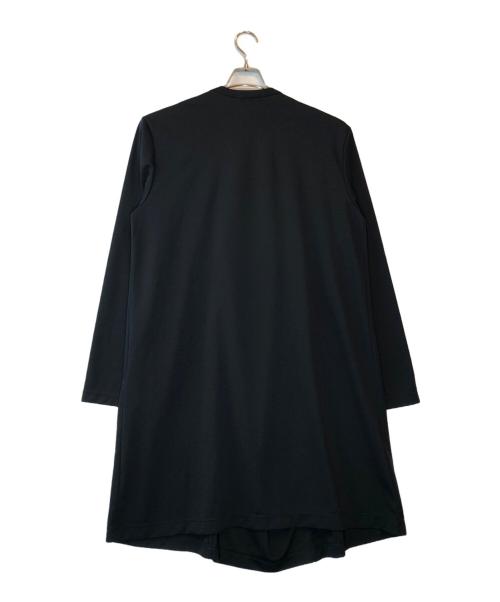COMME des GARCONS HOMME PLUS（コムデギャルソンオムプリュス）COMME des GARCONS HOMME PLUS (コムデギャルソンオムプリュス) ドレープエステルロング丈カットソー ブラック サイズ:Lの古着・服飾アイテム