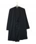 COMME des GARCONS HOMME PLUS（コムデギャルソンオムプリュス）の古着「ドレープエステルロング丈カットソー」｜ブラック