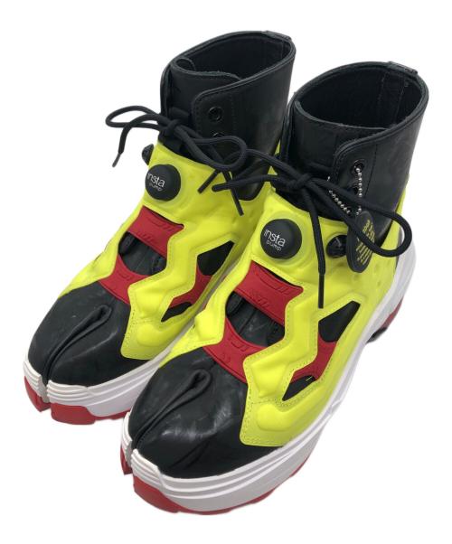 Maison Margiela（メゾンマルジェラ）Maison Margiela (メゾンマルジェラ) REEBOK (リーボック) Tabi Instapump Fury イエロー×ホワイト×ブラック サイズ:USA8.5の古着・服飾アイテム