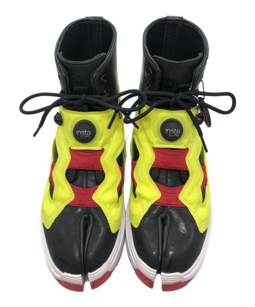 Maison Margiela（メゾンマルジェラ）Maison Margiela (メゾンマルジェラ) REEBOK (リーボック) Tabi Instapump Fury イエロー×ホワイト×ブラック サイズ:USA8.5の古着・服飾アイテム