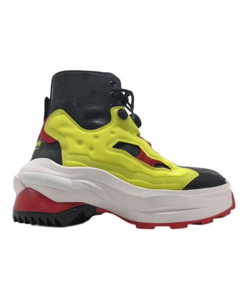 Maison Margiela（メゾンマルジェラ）Maison Margiela (メゾンマルジェラ) REEBOK (リーボック) Tabi Instapump Fury イエロー×ホワイト×ブラック サイズ:USA8.5の古着・服飾アイテム