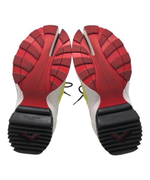 Maison Margiela（メゾンマルジェラ）Maison Margiela (メゾンマルジェラ) REEBOK (リーボック) Tabi Instapump Fury イエロー×ホワイト×ブラック サイズ:USA8.5の古着・服飾アイテム