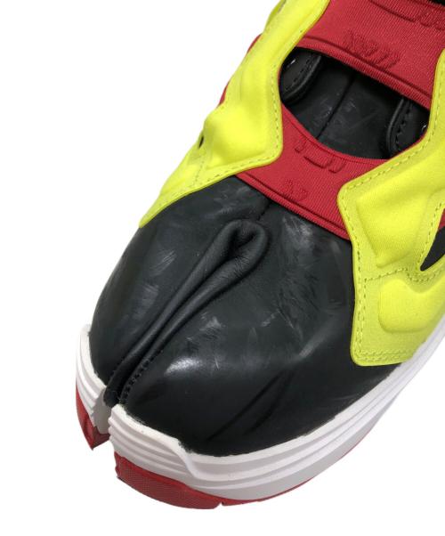 Maison Margiela（メゾンマルジェラ）Maison Margiela (メゾンマルジェラ) REEBOK (リーボック) Tabi Instapump Fury イエロー×ホワイト×ブラック サイズ:USA8.5の古着・服飾アイテム
