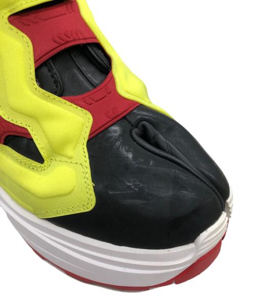 Maison Margiela（メゾンマルジェラ）Maison Margiela (メゾンマルジェラ) REEBOK (リーボック) Tabi Instapump Fury イエロー×ホワイト×ブラック サイズ:USA8.5の古着・服飾アイテム
