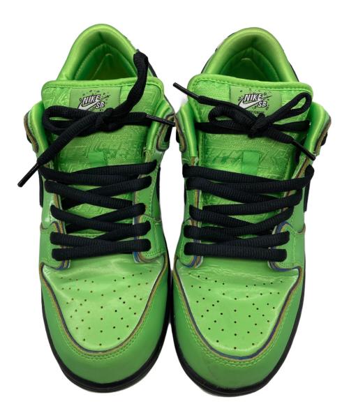 NIKE（ナイキ）NIKE (ナイキ) THE POWERPUFF GIRLS (パワーパフガールズ) SB DUNK LOW PRO QS BUTTERCUP グリーン サイズ:US9の古着・服飾アイテム