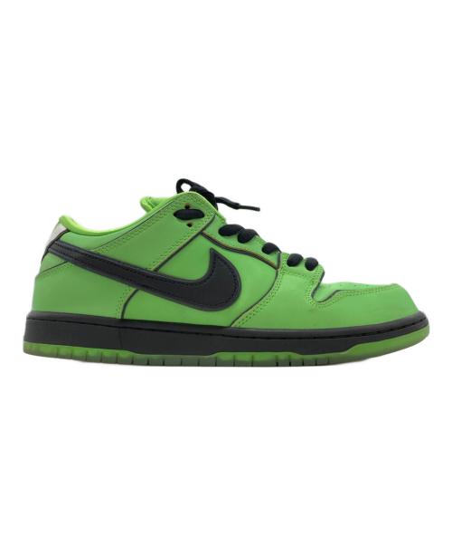 NIKE（ナイキ）NIKE (ナイキ) THE POWERPUFF GIRLS (パワーパフガールズ) SB DUNK LOW PRO QS BUTTERCUP グリーン サイズ:US9の古着・服飾アイテム