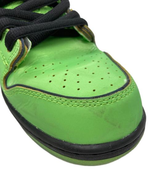 NIKE（ナイキ）NIKE (ナイキ) THE POWERPUFF GIRLS (パワーパフガールズ) SB DUNK LOW PRO QS BUTTERCUP グリーン サイズ:US9の古着・服飾アイテム