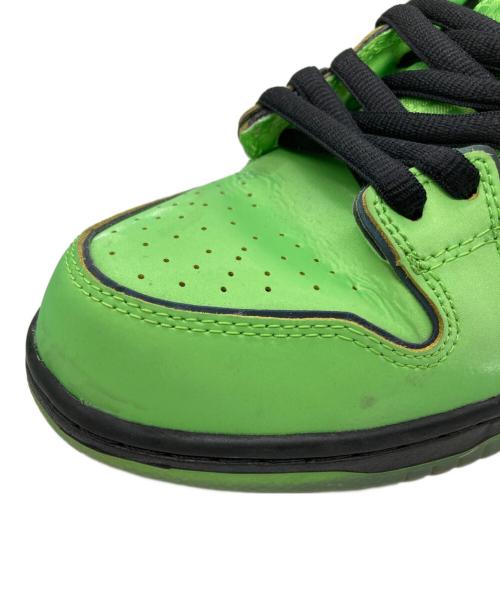 NIKE（ナイキ）NIKE (ナイキ) THE POWERPUFF GIRLS (パワーパフガールズ) SB DUNK LOW PRO QS BUTTERCUP グリーン サイズ:US9の古着・服飾アイテム
