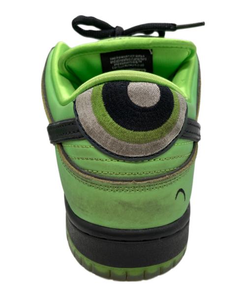 NIKE（ナイキ）NIKE (ナイキ) THE POWERPUFF GIRLS (パワーパフガールズ) SB DUNK LOW PRO QS BUTTERCUP グリーン サイズ:US9の古着・服飾アイテム