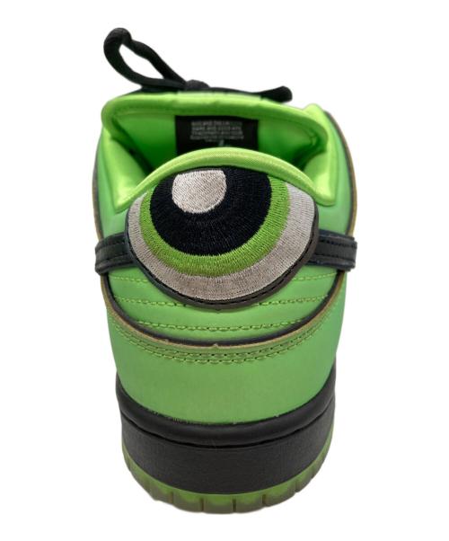NIKE（ナイキ）NIKE (ナイキ) THE POWERPUFF GIRLS (パワーパフガールズ) SB DUNK LOW PRO QS BUTTERCUP グリーン サイズ:US9の古着・服飾アイテム