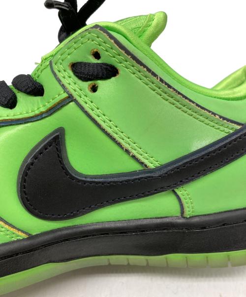 NIKE（ナイキ）NIKE (ナイキ) THE POWERPUFF GIRLS (パワーパフガールズ) SB DUNK LOW PRO QS BUTTERCUP グリーン サイズ:US9の古着・服飾アイテム